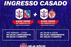 Marcílio Dias lança promoção para estreia em casa na Copa SC