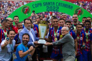 Marcílio Dias vence em casa e é bicampeão da Copa Santa Catarina