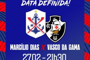 Data confirmada para Marcílio Dias x Vasco pela Copa do Brasil!⚓🔴🔵