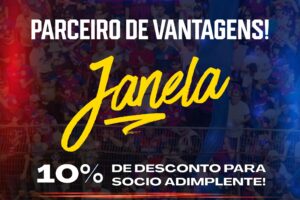 Novo Parceiro de Vantagens: Janela Bar Itajaí ⚓️🔴🔵
